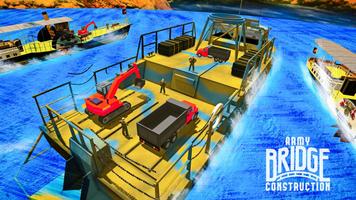 US Army Bridge Construct River Road Simulator poster