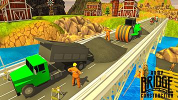 US Army Bridge Construct River Road Simulator screenshot 1
