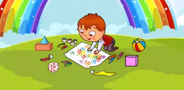形と子供向けカラーゲーム