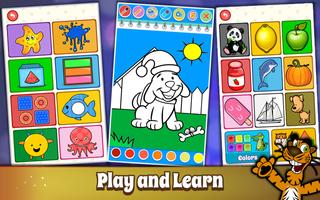 Formen & Farbspiele für Kinder Plakat