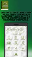 Bible and Dictionary Plakat