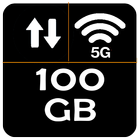 Daily 100 GB Internet Data App ícone