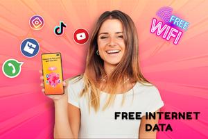 50 GB Free data internet free mbs 3g 4g For Prank Affiche