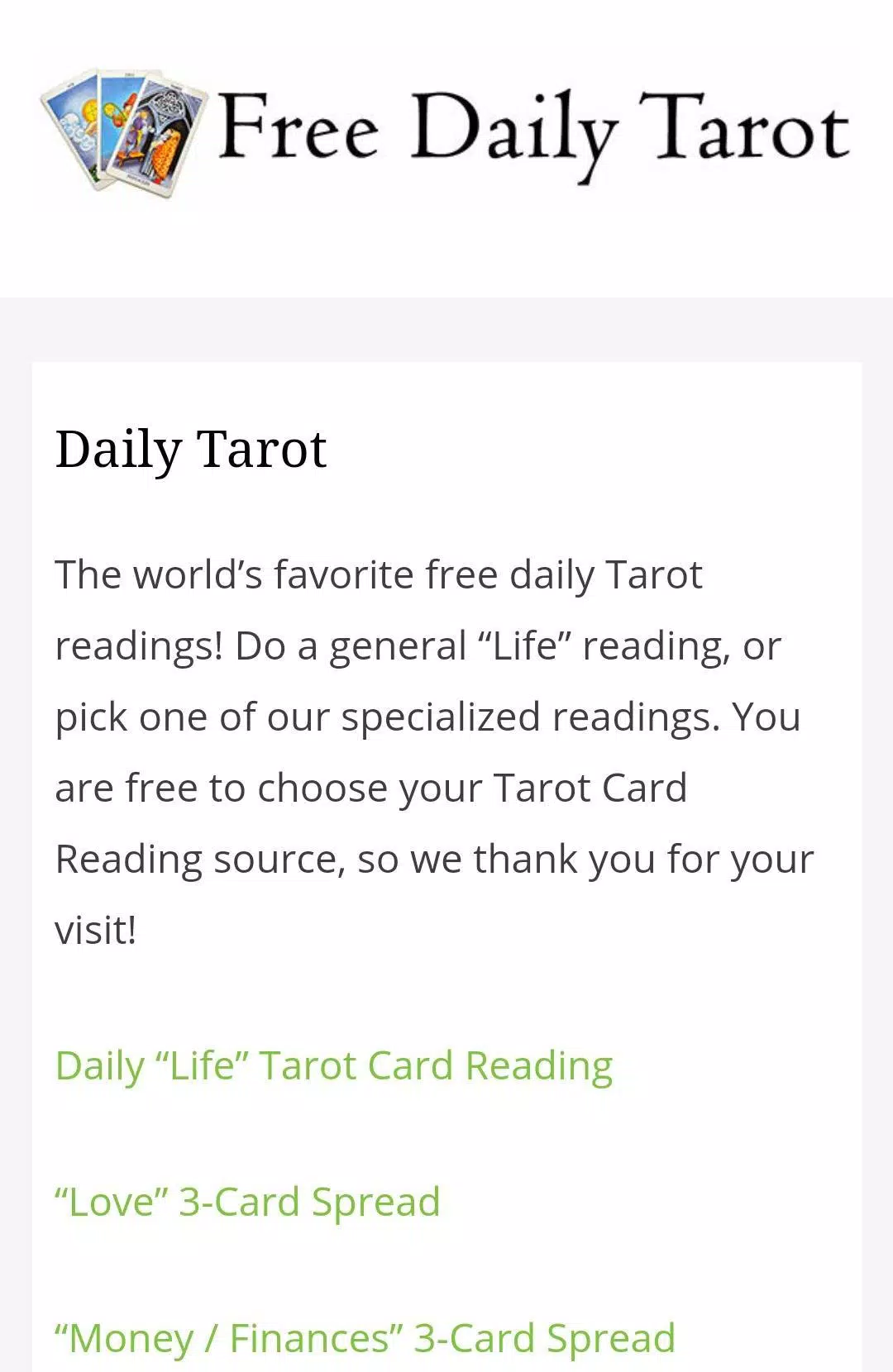 Free Daily Tarot: World's #1 Loved Tarot Readings APK for Android Download