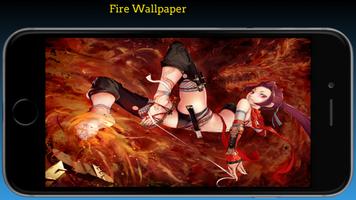 Fire Wallpaper 4K Fire پوسٹر