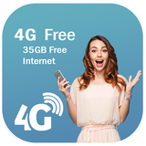 Daily Free 80 GB Data-Free unlimited 4G data Prank icône