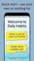 برنامه‌نما Daily activities tracker عکس از صفحه