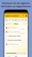 Täglicher Gewohnheitstracker Plakat