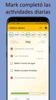 Rastreador de hábitos diarios Poster
