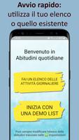 1 Schermata Localizzatore di abitudini