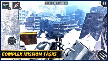 Gunner WinterLand War Guns Sim पोस्टर