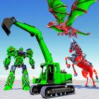 Dragon Robot Horse Game icône