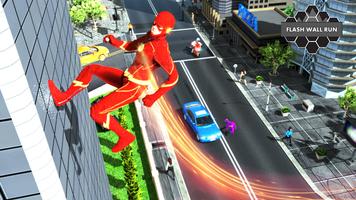 Flash Speedster hero- Superhero flash: Speed games Affiche