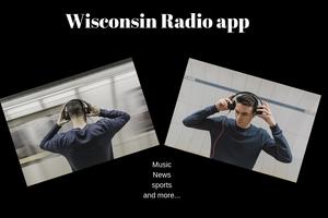 Wisconsin Radio app Affiche