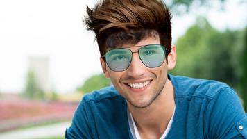 Sunglasses and Hairstyle Photo Cartaz