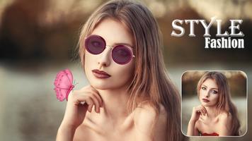 Sunglasses and Hairstyle Photo imagem de tela 1