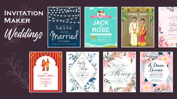 Invitation Maker For Weddings الملصق