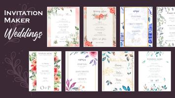 Invitation Maker For Weddings تصوير الشاشة 1