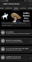 Corridos mexicanos y rancheras capture d'écran 3