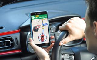 GPS Speed Camera Detector - Speedometer Route Maps poster