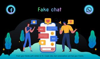 Fake Chat - Fake Conversation Cartaz