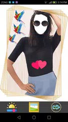 Mädchen Sonnegläser Fotorahmen APK Herunterladen