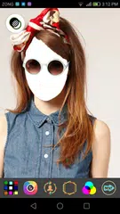 Mädchen Sonnegläser Fotorahmen APK Herunterladen