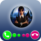 Wenesday Addams Fake Call ikona