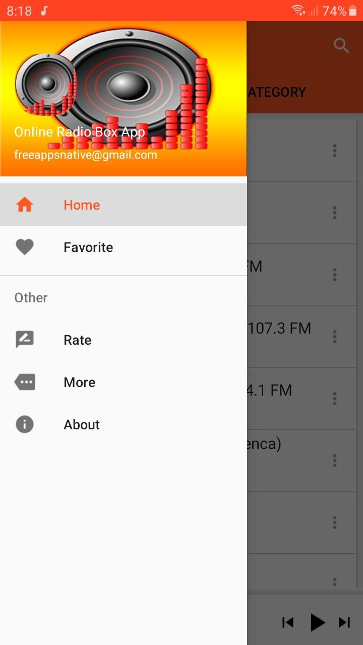 Descarga de APK de Online Radio Box App para Android