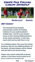 Baseball Fielding Rotation App โปสเตอร์