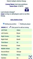 Baseball Fielding Rotation App اسکرین شاٹ 2