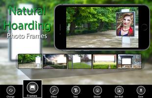 Natural Hoarding Photo Frames ポスター