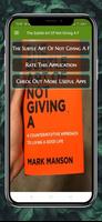The Subtle Art of Not Giving PDF poster
