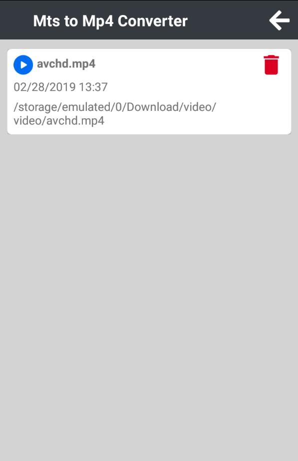 MTS to MP4 Converter for Android - APK Download