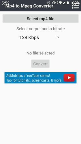 Descarga de APK de MP4 to MPEG Converter para Android