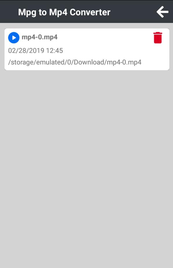 MPG to MP4 Converter for Android - APK Download