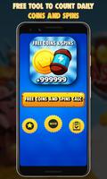 Free Coins And Spins Calc For Coin Master - 2019 Poster