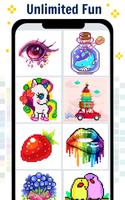 Pixel Art Color by number Game اسکرین شاٹ 1