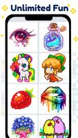 Pixel Art Color by number Game screenshot 1
