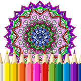 Livro Colorido Mandala ícone