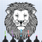 King of Animals Coloring Book icône