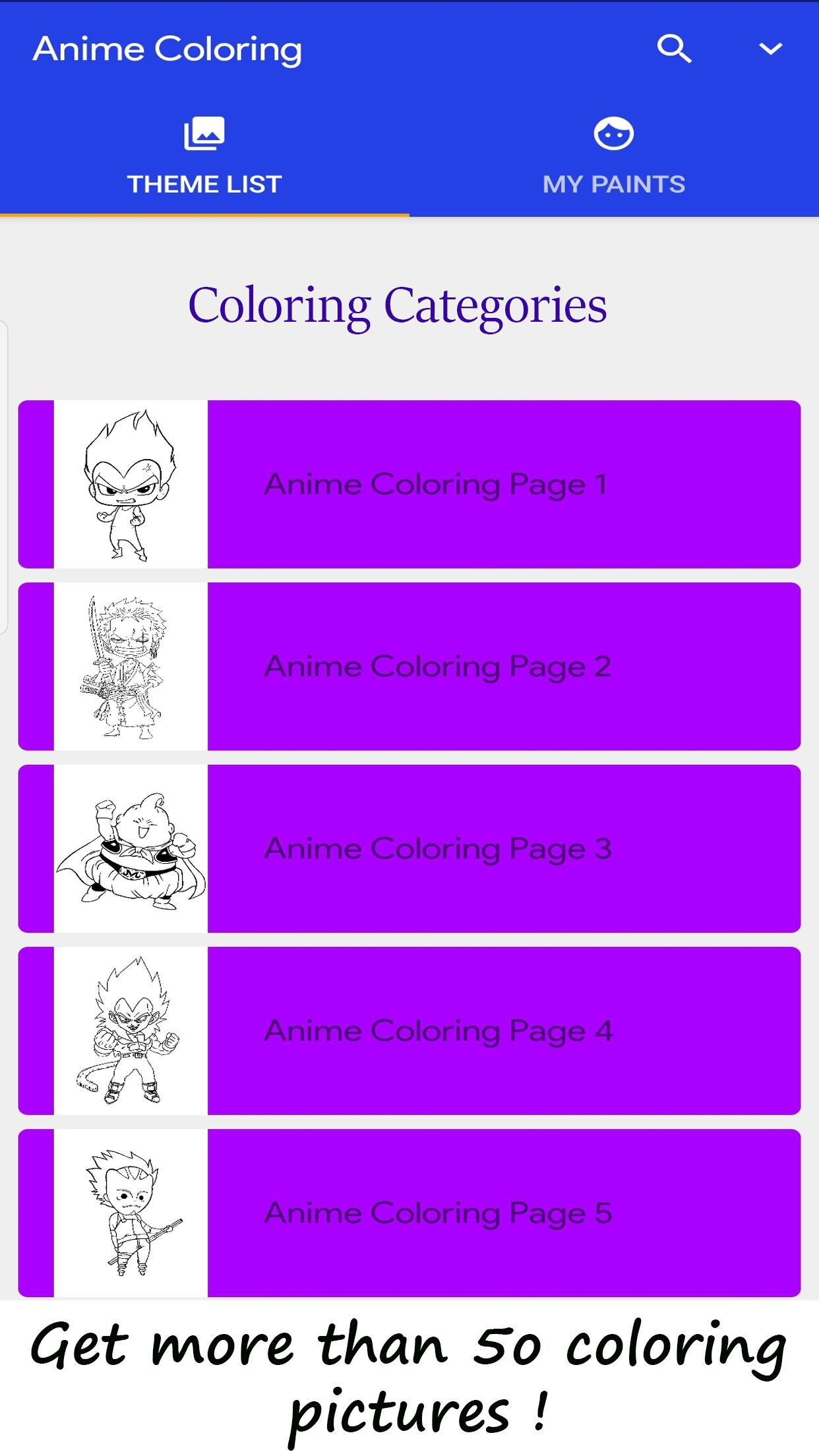 Colorpics تشيبي أنيمي لعبة التلوين For Android Apk Download