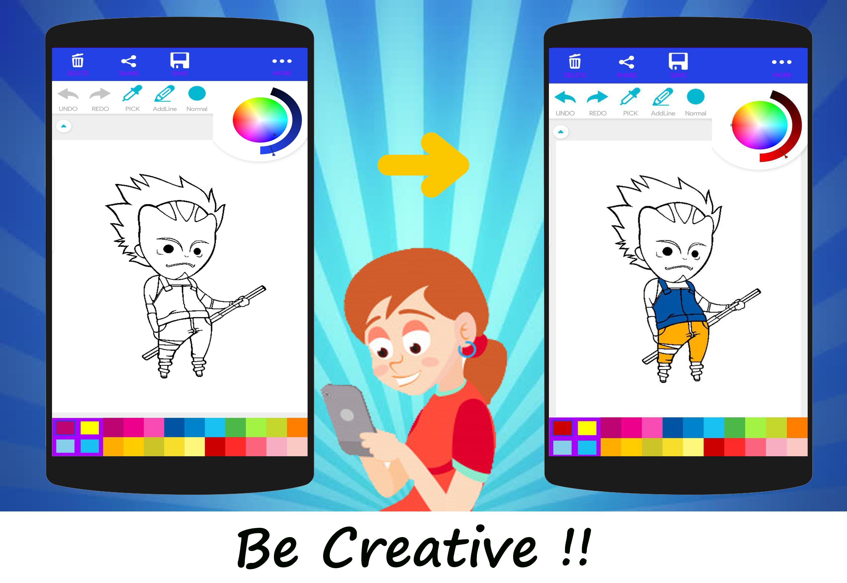 Colorpics تشيبي أنيمي لعبة التلوين For Android Apk Download