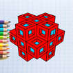 Книжка-раскраска 3D