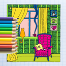 ホームインテリアの塗り絵 APK