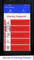 Scary Coloring Book Affiche