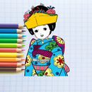 ColorPics：日本文化のぬりえゲーム APK