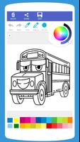 Livre de coloriage bus capture d'écran 3