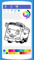 Livre de coloriage bus capture d'écran 1