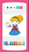 Nettes Prinzessin-Malbuch Screenshot 1